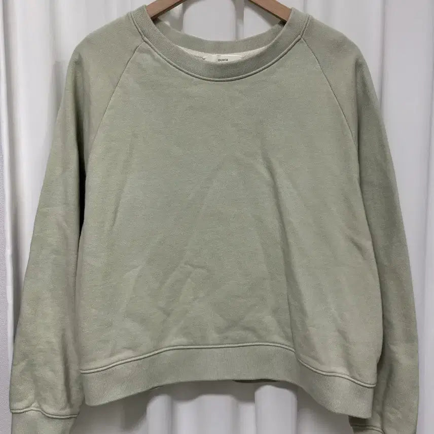 [BUNJANG] OUNCE Mint Green Round Neck Sweatshirt / OUNCE 민트색 라운드 맨투맨