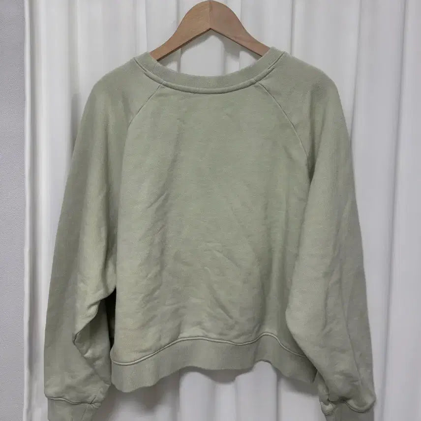 [BUNJANG] OUNCE Mint Green Round Neck Sweatshirt / OUNCE 민트색 라운드 맨투맨