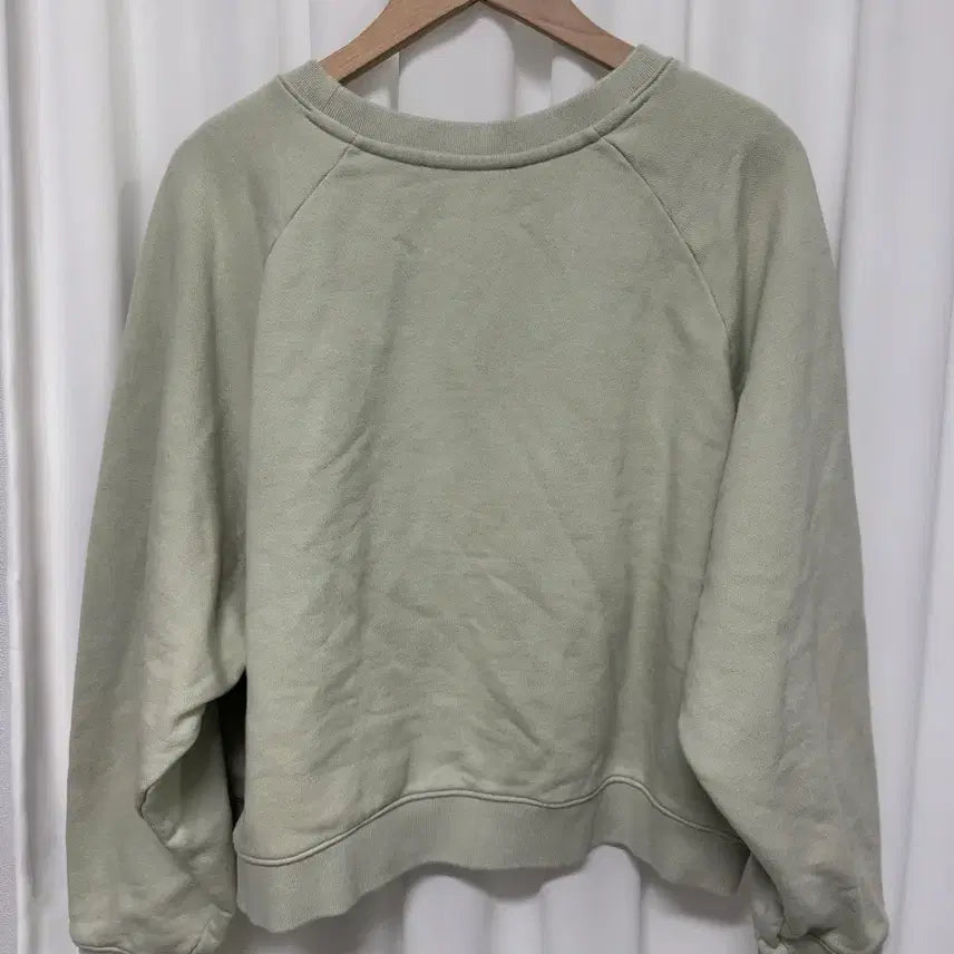 [BUNJANG] OUNCE Mint Green Round Neck Sweatshirt / OUNCE 민트색 라운드 맨투맨