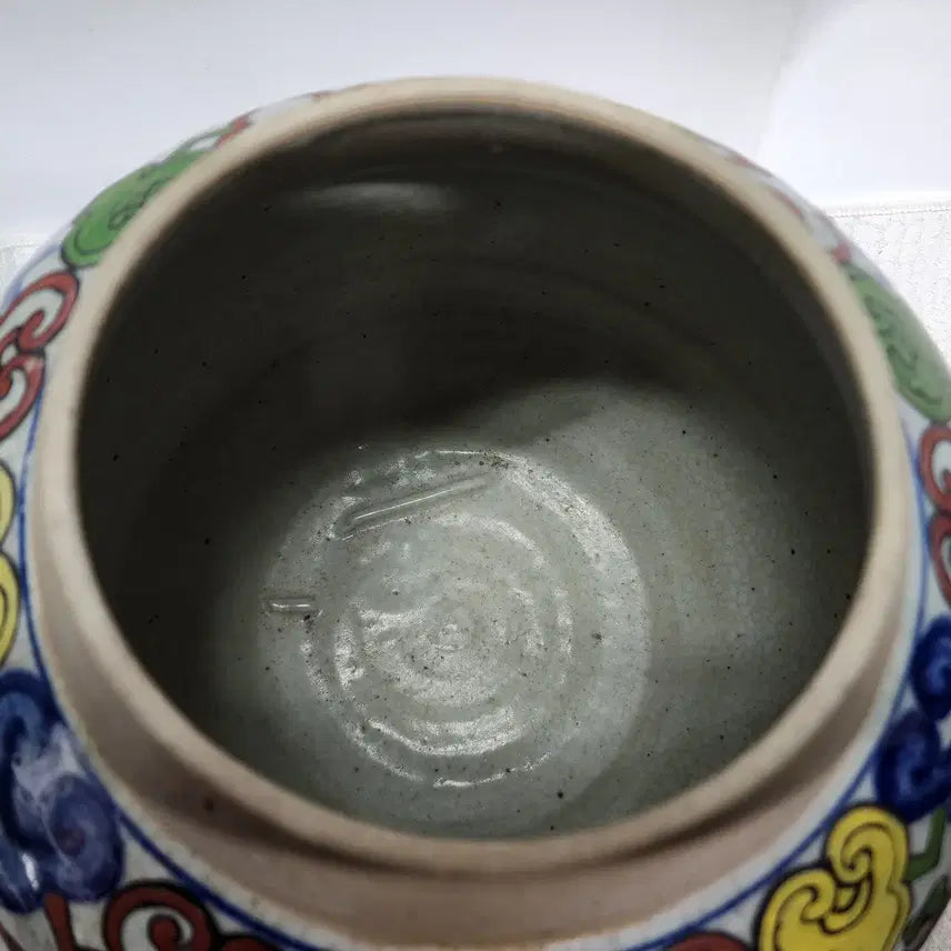 [BUNJANG] Chinese Ceramic Color Jar / 중국도자기 색채 항아리 단지  묵직 튼튼