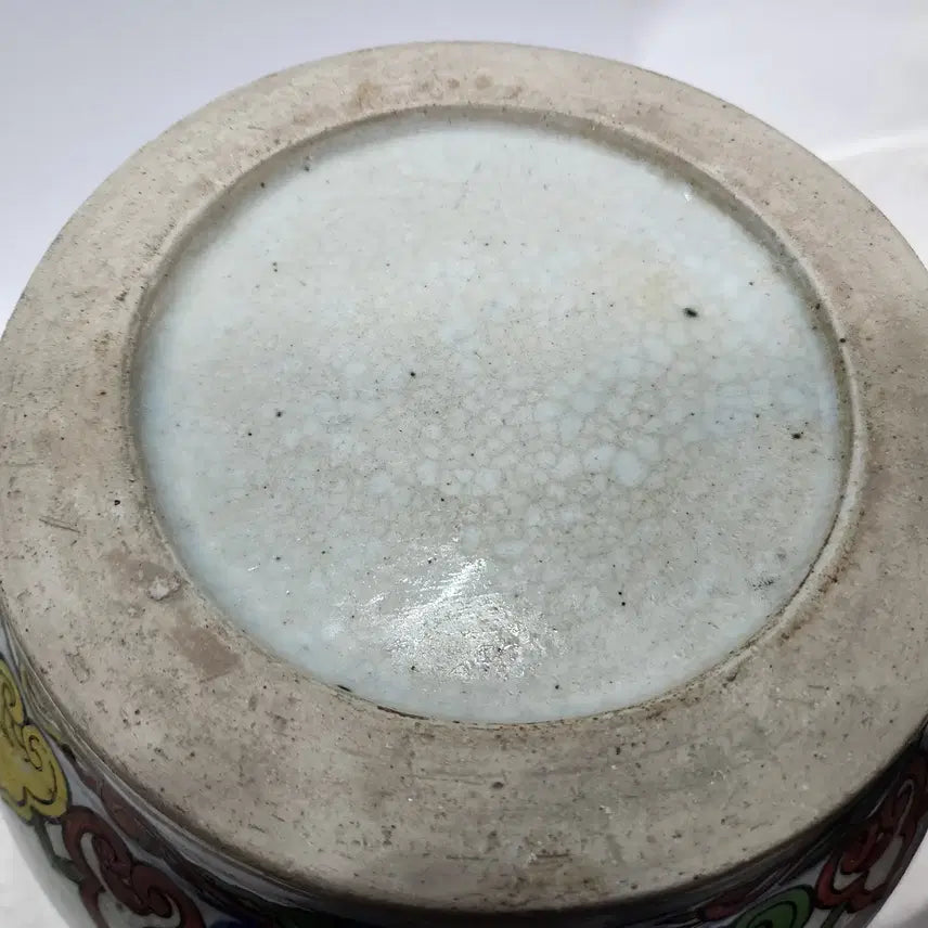 [BUNJANG] Chinese Ceramic Color Jar / 중국도자기 색채 항아리 단지  묵직 튼튼