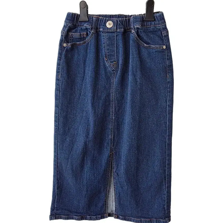 [BUNJANG] H-Line Denim Skirt / 44-55)밴딩 H라인 데님스커트