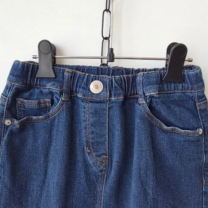 [BUNJANG] H-Line Denim Skirt / 44-55)밴딩 H라인 데님스커트
