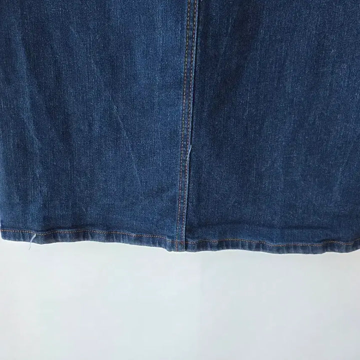 [BUNJANG] H-Line Denim Skirt / 44-55)밴딩 H라인 데님스커트