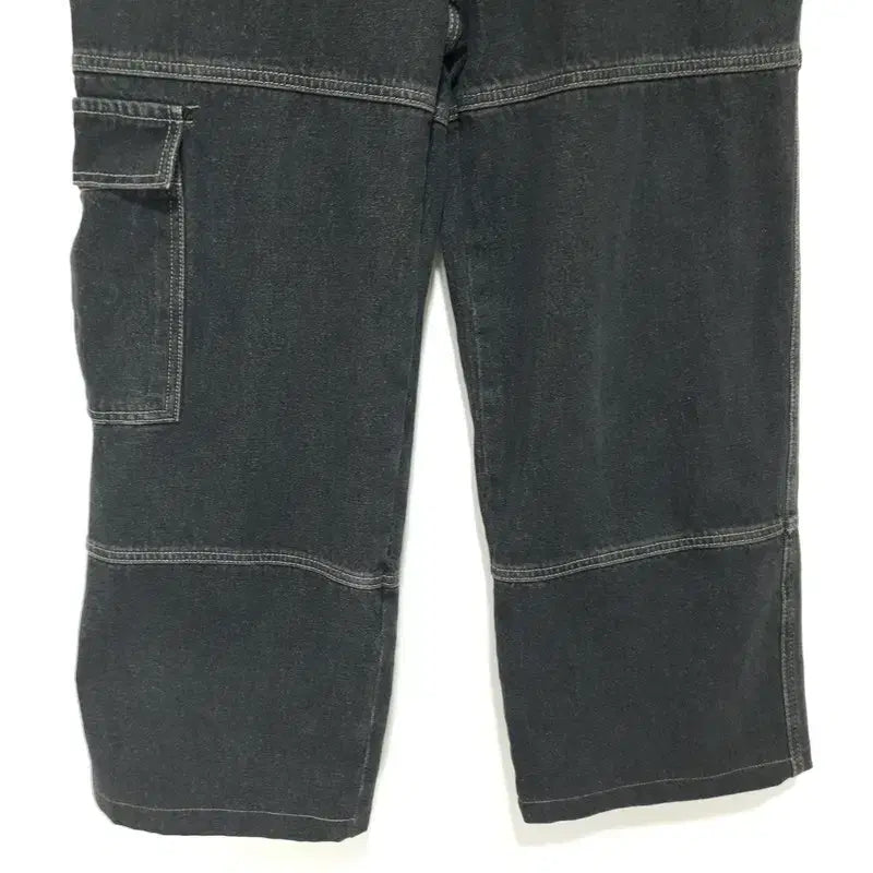 [BUNJANG] Compagno Carpenter Cargo Wide Denim Pants L / 꼼파뇨 카펜터 카고 와이드 데님 팬츠 L_M0193