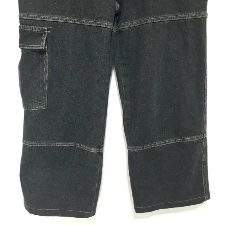 [BUNJANG] Compagno Carpenter Cargo Wide Denim Pants L / 꼼파뇨 카펜터 카고 와이드 데님 팬츠 L_M0193