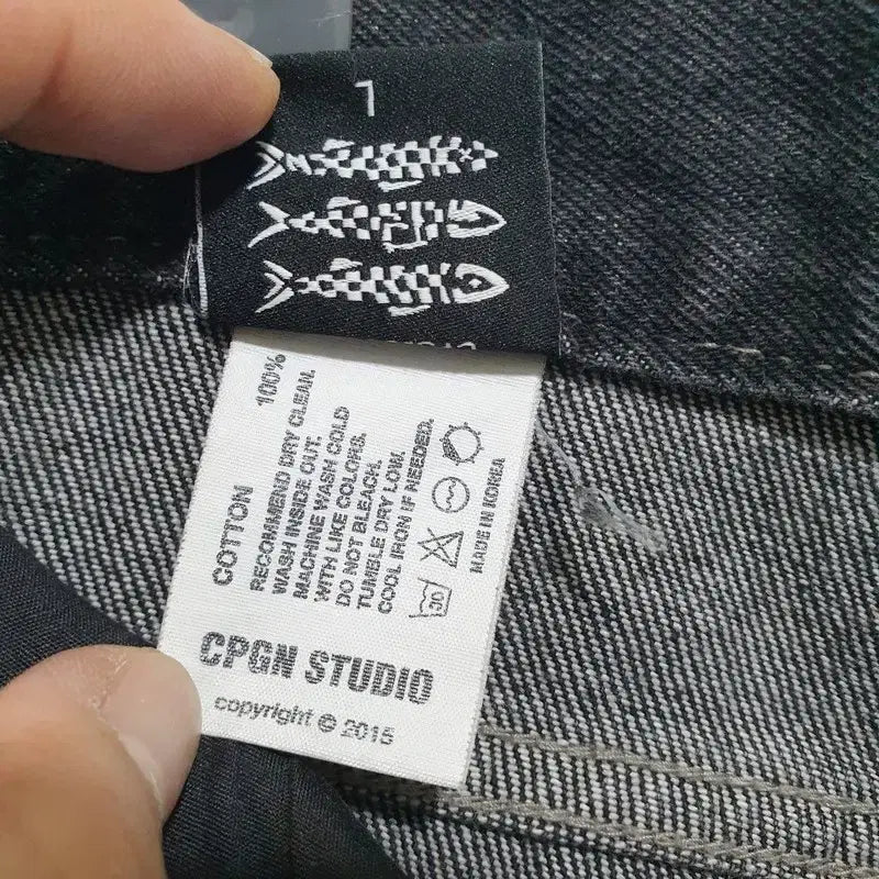 [BUNJANG] Compagno Carpenter Cargo Wide Denim Pants L / 꼼파뇨 카펜터 카고 와이드 데님 팬츠 L_M0193