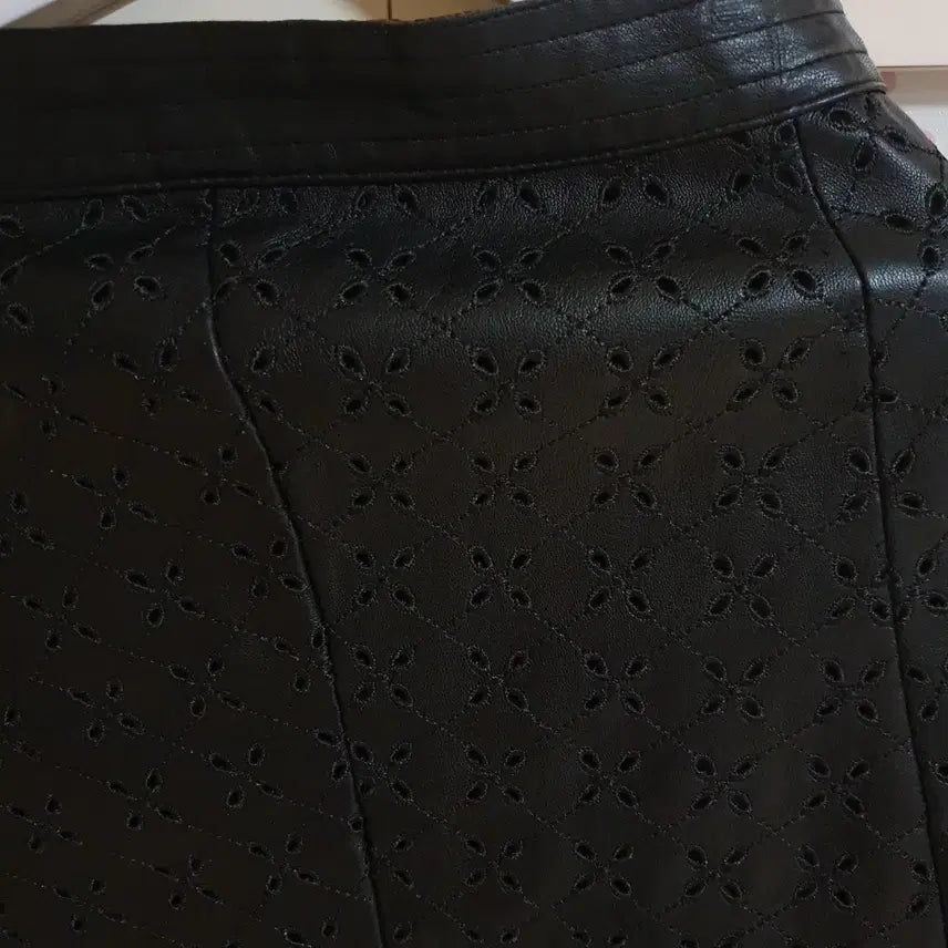 [BUNJANG] Leather Long Skirt / 레더스커트 롱스커트/55 브라운 블랙