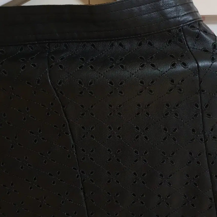 [BUNJANG] Leather Long Skirt / 레더스커트 롱스커트/55 브라운 블랙