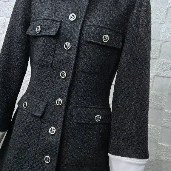 [BUNJANG] LoveSomeOne Tweed Mini Dress Jacket / 러브썸원  트위드 미니 원피스 자켓 결혼식 하객룩