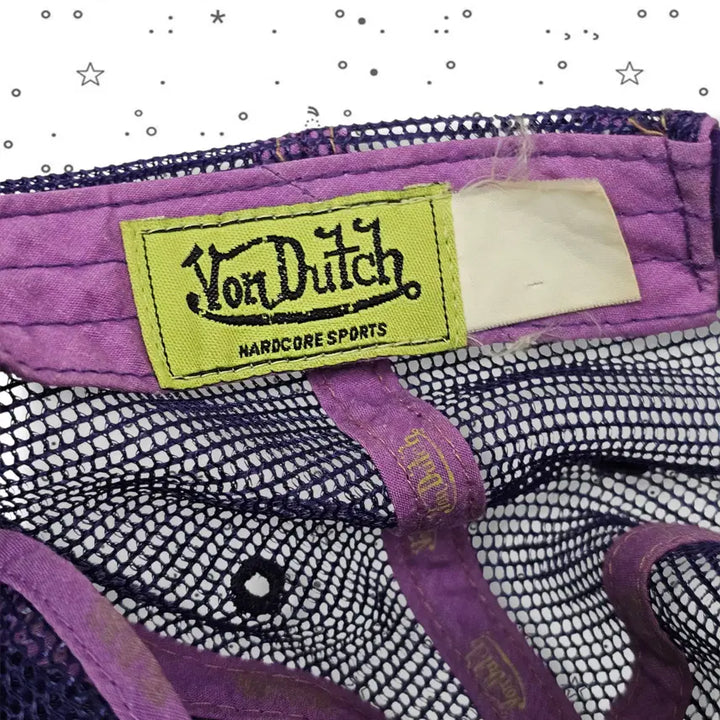 [BUNJANG] VonDutch Purple Mesh Cap / VonDutch 본더치 퍼플 메쉬 캡