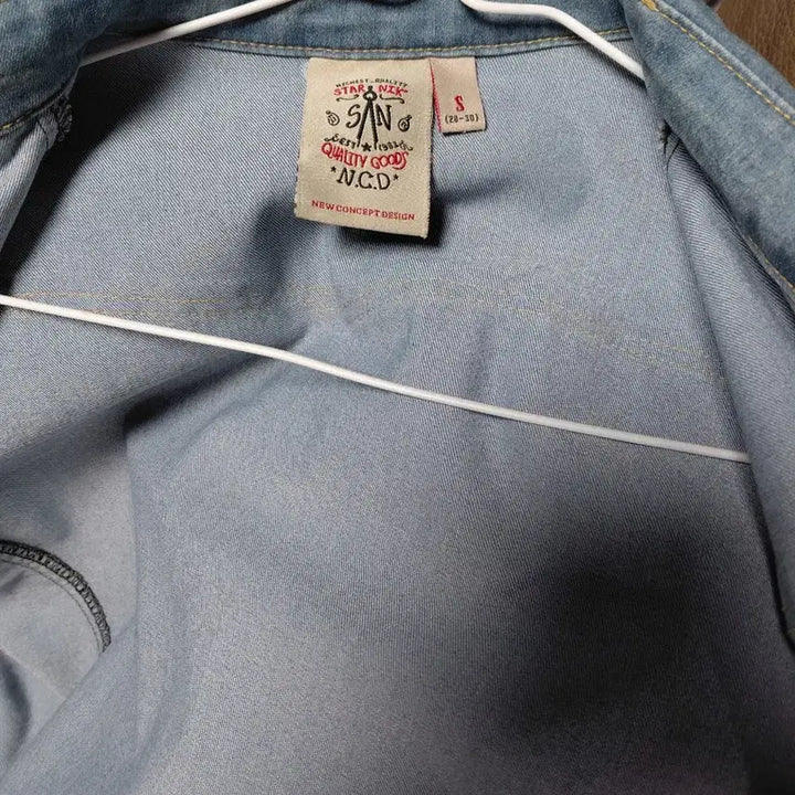 [BUNJANG] SA&amp;M Denim Western Shirt / SA&amp;M 데님 웨스턴 셔츠