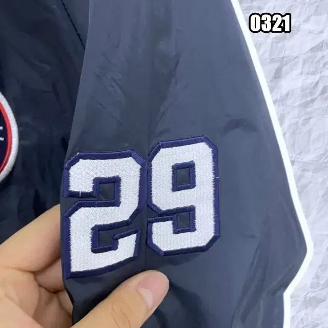 [BUNJANG] XL Vintage Baseball Track Anorak Windbreaker Jacket / XL 빈티지 베이스볼 트랙 아노락 바람막이 자켓