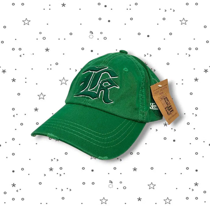 [BUNJANG] VonDutch Embroidered Green Cap / VonDutch 본더치 자수 그린 캡