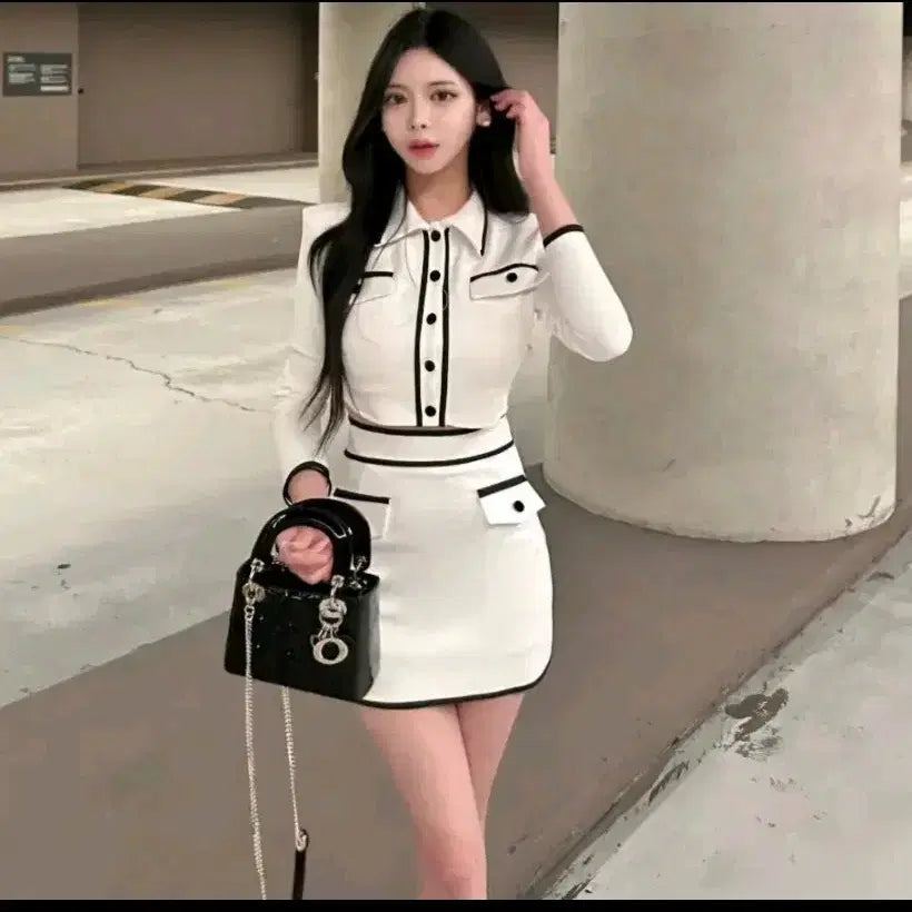 [BUNJANG] Daylin J Two-Piece Set / 수입의류 투피스(18.4) 제니BL데이린 제이쁨