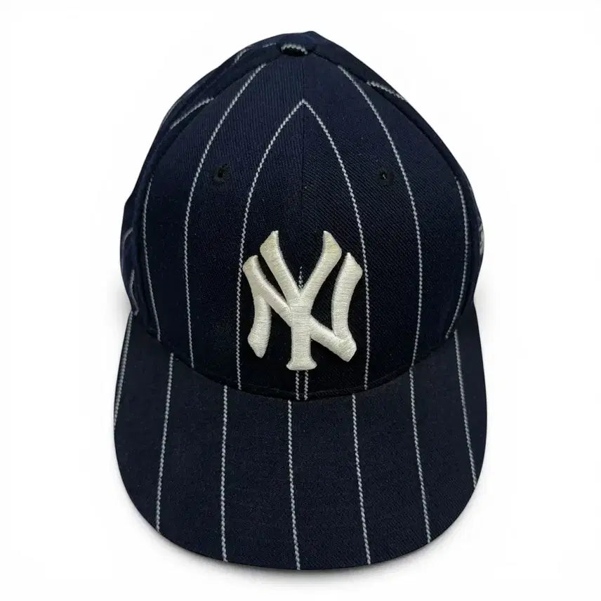 [BUNJANG] New Era New York Yankees Pinstripe Cap Navy / 56cm) 뉴에라 뉴욕양키스 핀스트라이프 캡 네이비