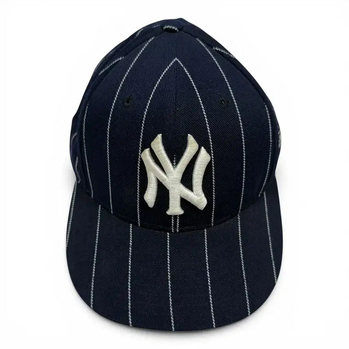 [BUNJANG] New Era New York Yankees Pinstripe Cap Navy / 56cm) 뉴에라 뉴욕양키스 핀스트라이프 캡 네이비