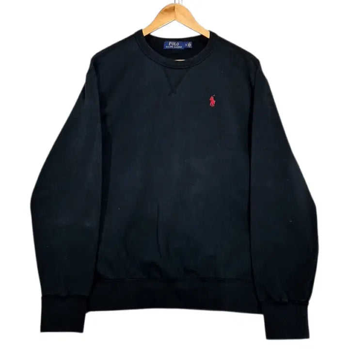 [BUNJANG] Polo Ralph Lauren Embroidered Logo Sweatshirt / 폴로 랄프로렌 자수로고 맨투맨