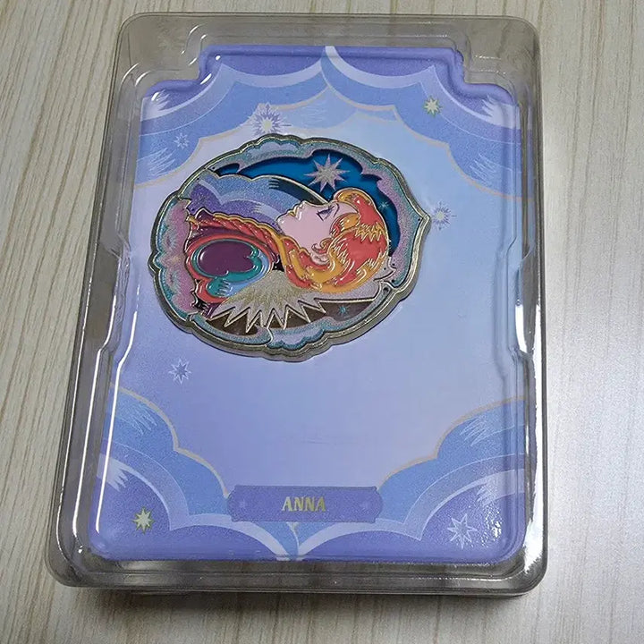 [BUNJANG] Disney Frozen Anna Metal Badge / 디즈니 겨울왕국 컬렉션 윈도우 장식 메탈 배지 안나