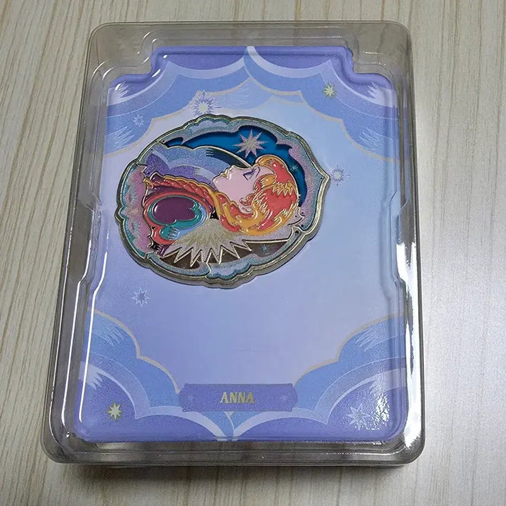 [BUNJANG] Disney Frozen Anna Metal Badge / 디즈니 겨울왕국 컬렉션 윈도우 장식 메탈 배지 안나