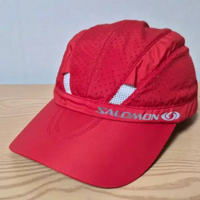 [BUNJANG] Salomon Running Cap - Red - Sportswear / 살로몬 런닝캡 프리 57-59cm 가능