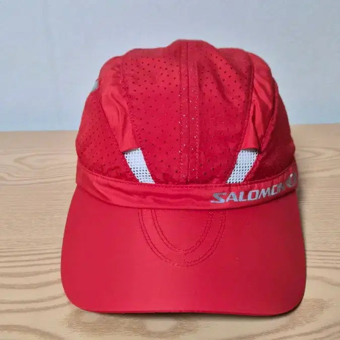 [BUNJANG] Salomon Running Cap - Red - Sportswear / 살로몬 런닝캡 프리 57-59cm 가능