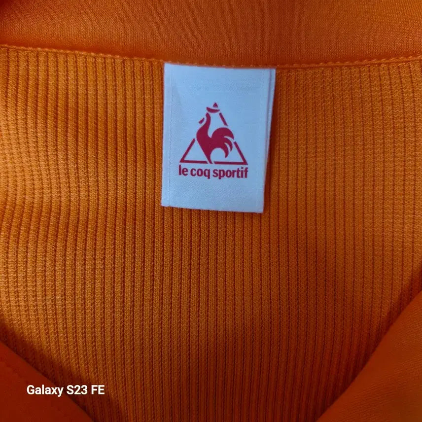 [BUNJANG] Le Coq Sportif Orange Jacket / 르꼬끄(남110큰105)스포르티브 오렌지색 자켓