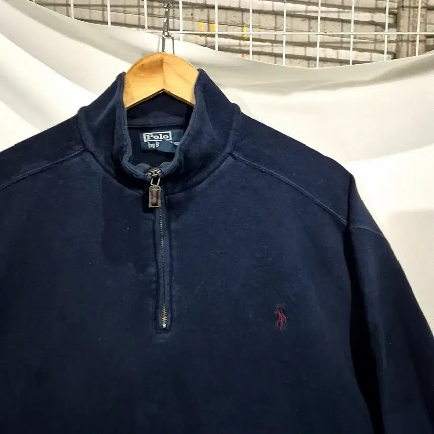 [BUNJANG] Polo Ralph Lauren Half-Zip Knit Sweater / 폴로 랄프로렌 반집업 니트