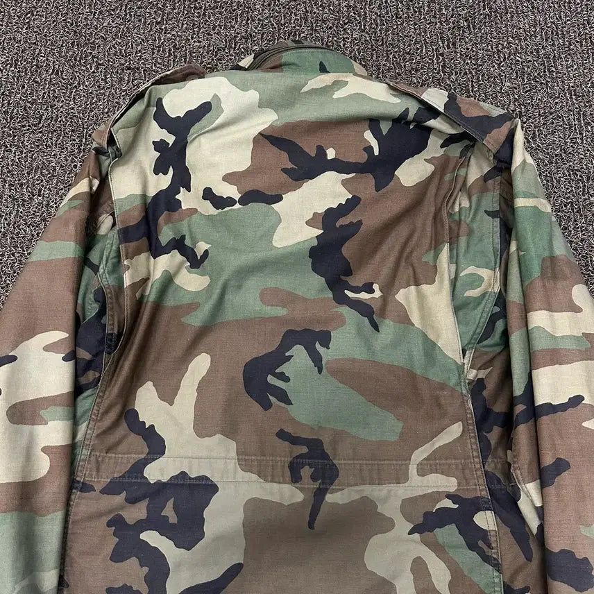 [BUNJANG] Military Woodland Camo Field Jacket / USA 미제 밀리터리 우드랜드 카모 야상 자켓 점퍼