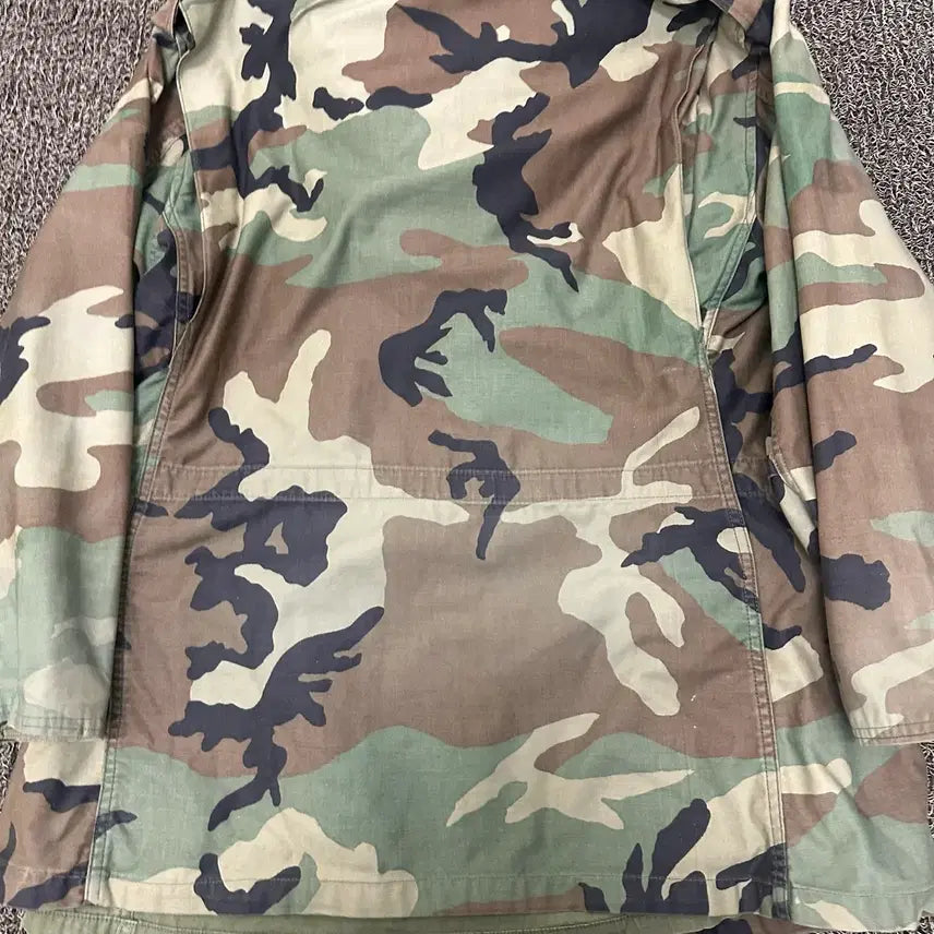 [BUNJANG] Military Woodland Camo Field Jacket / USA 미제 밀리터리 우드랜드 카모 야상 자켓 점퍼