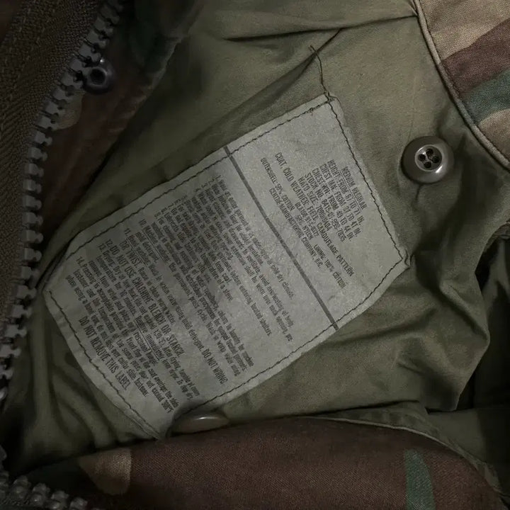 [BUNJANG] Military Woodland Camo Field Jacket / USA 미제 밀리터리 우드랜드 카모 야상 자켓 점퍼