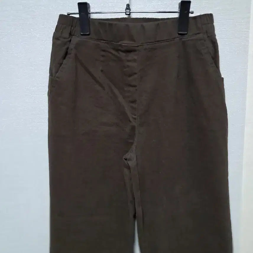 [BUNJANG] Giverny Olive Green Banding Pants L / (봄신상품)지베르니 올리브색 밴딩바지 통바지 L