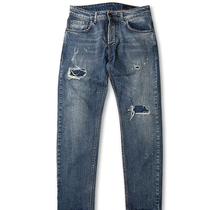 [BUNJANG] Entre Amis Gaga Collection Vintage Napoli Denim Pants / 엔트레 아미스 [Entre Amis] 가가 컬렉션 빈티지 나폴리 데님