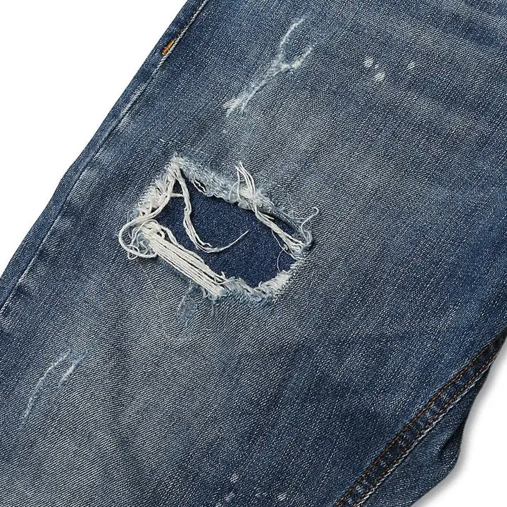 [BUNJANG] Entre Amis Gaga Collection Vintage Napoli Denim Pants / 엔트레 아미스 [Entre Amis] 가가 컬렉션 빈티지 나폴리 데님