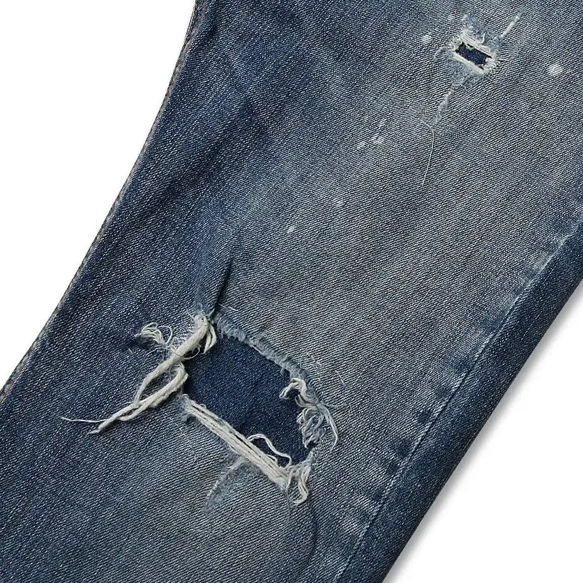 [BUNJANG] Entre Amis Gaga Collection Vintage Napoli Denim Pants / 엔트레 아미스 [Entre Amis] 가가 컬렉션 빈티지 나폴리 데님