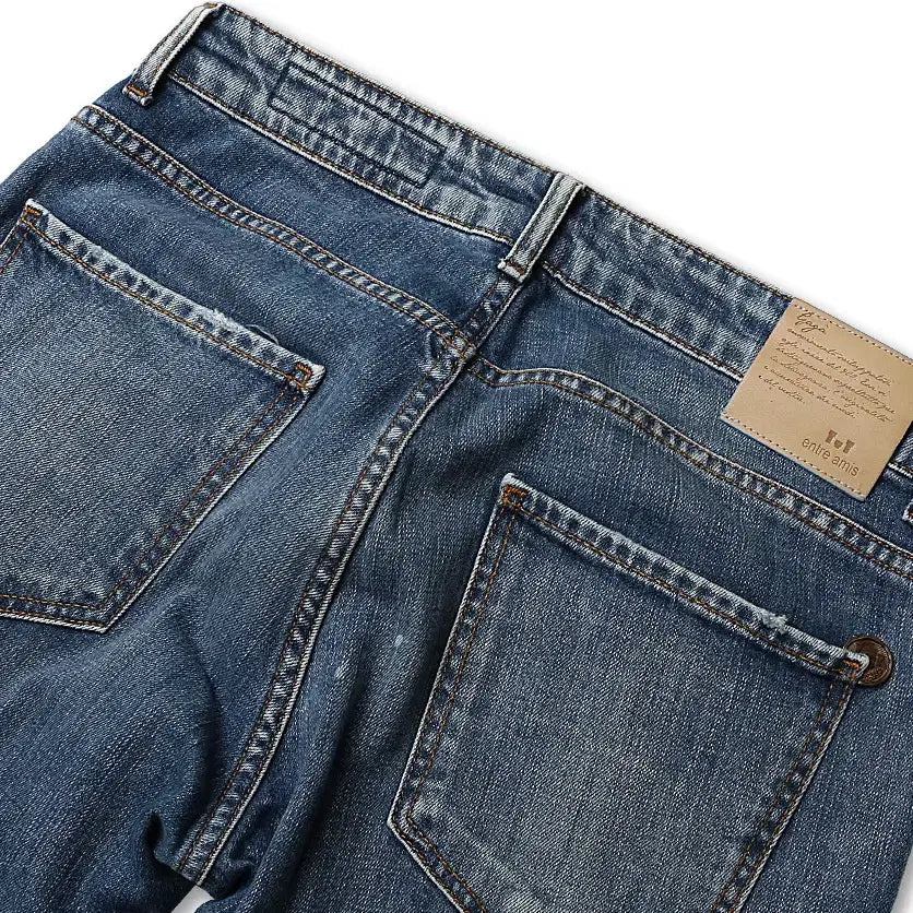 [BUNJANG] Entre Amis Gaga Collection Vintage Napoli Denim Pants / 엔트레 아미스 [Entre Amis] 가가 컬렉션 빈티지 나폴리 데님