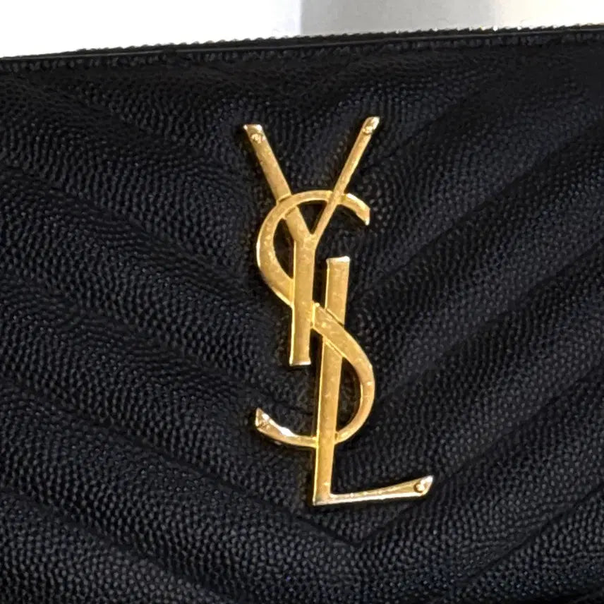 [BUNJANG] Yves Saint Laurent Compact Zip Around Long Wallet / 입생로랑 지퍼돌이 컴팩트 장지갑