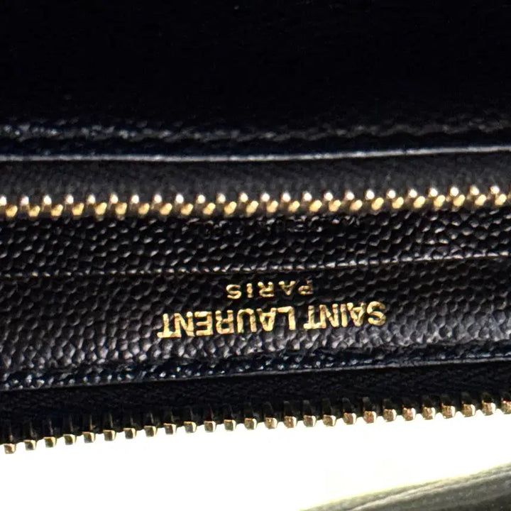 [BUNJANG] Yves Saint Laurent Compact Zip Around Long Wallet / 입생로랑 지퍼돌이 컴팩트 장지갑