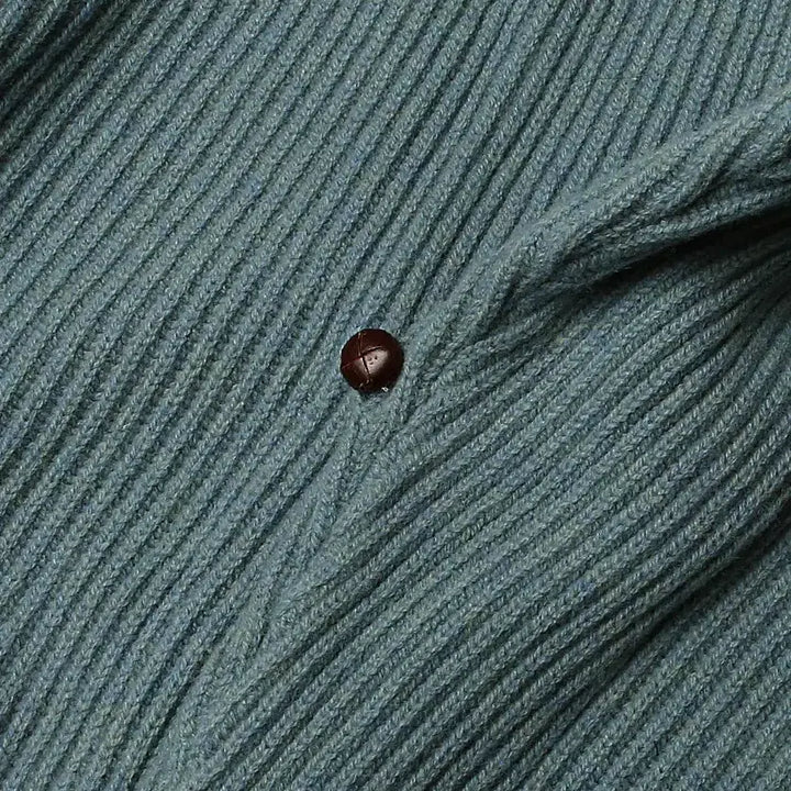 [BUNJANG] William Lockie Sky Blue Shawl Collar Cardigan / 윌리엄 로키 [William Lockie] 스카이블루 숄카라 니트 가디건
