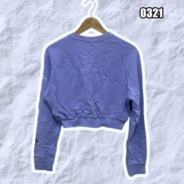 [BUNJANG] Le Coq Sportif Crop Round Sweatshirt / M 르꼬끄 크롭 라운드 맨투맨