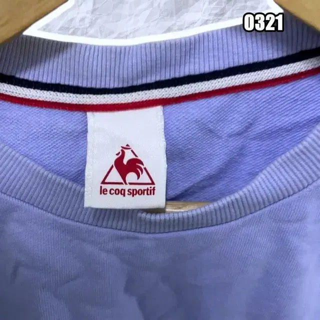 [BUNJANG] Le Coq Sportif Crop Round Sweatshirt / M 르꼬끄 크롭 라운드 맨투맨