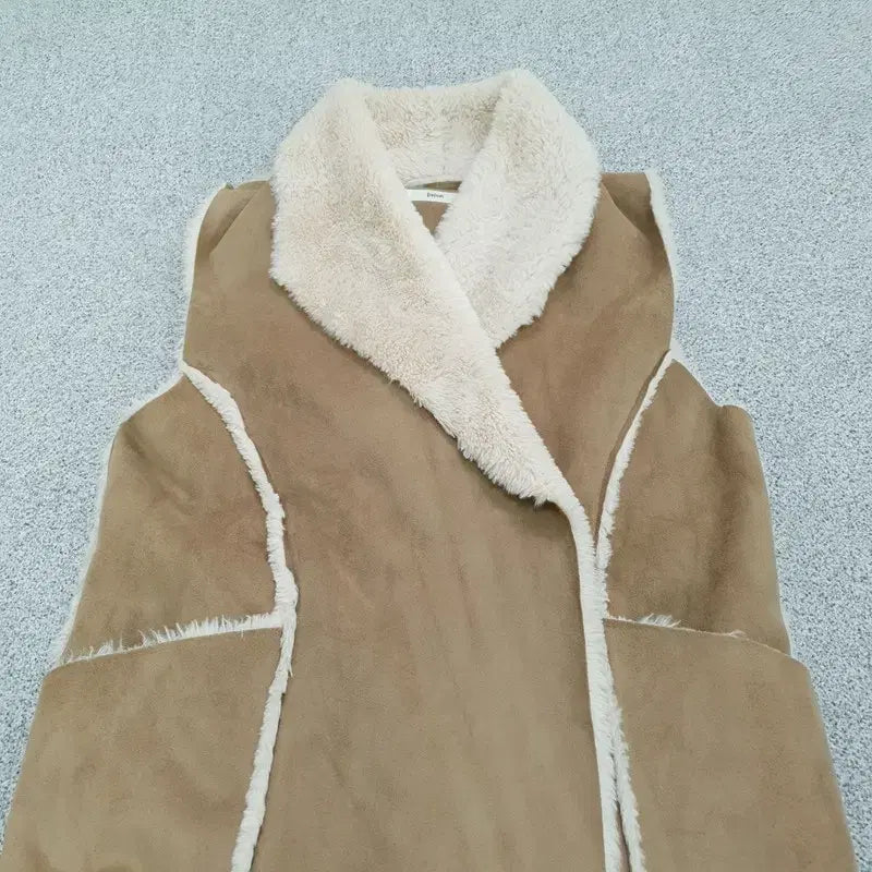 [BUNJANG] Vintage Mustang Vest / [FREE] 빈티지 무스탕 조끼