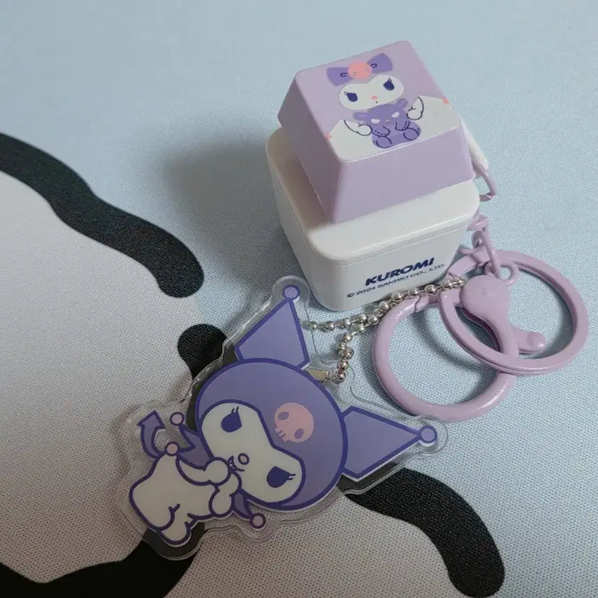 [SOLD OUT] 쿠로미 산리오 키캡 키링 베이비 엔젤 피규어