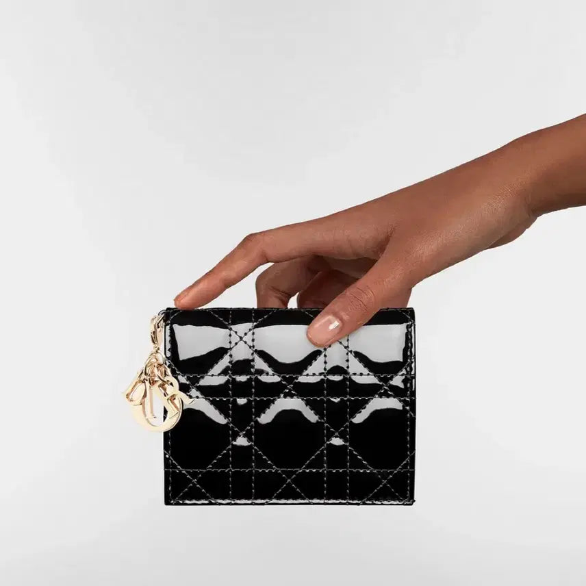 [BUNJANG] Lady Dior Cannage Mini Wallet / 레이디 디올 까나쥬 미니 지갑