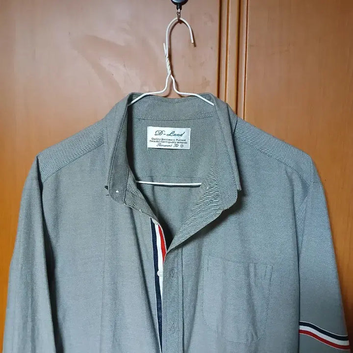 [BUNJANG] D-Land Striped Point Shirt / D-Land 삼선 포인트 셔츠 긴팔