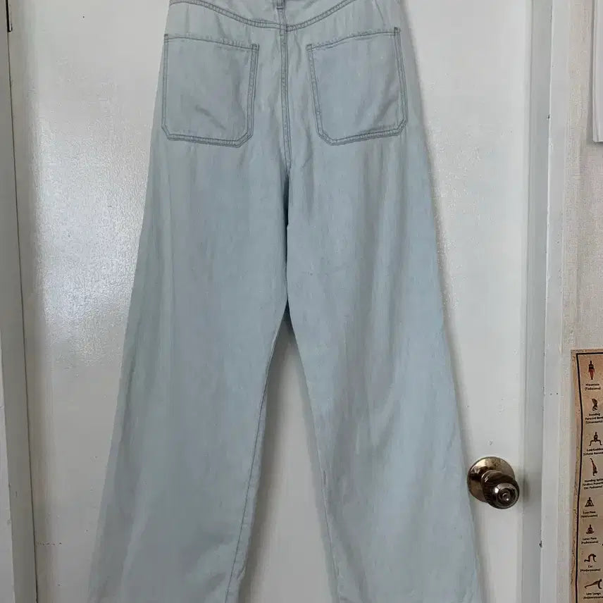 [BUNJANG] Massimo Dutti Wide Denim Pants / 마시모두띠 연청 와이드 데님 팬츠