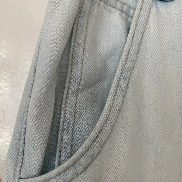 [BUNJANG] Massimo Dutti Wide Denim Pants / 마시모두띠 연청 와이드 데님 팬츠