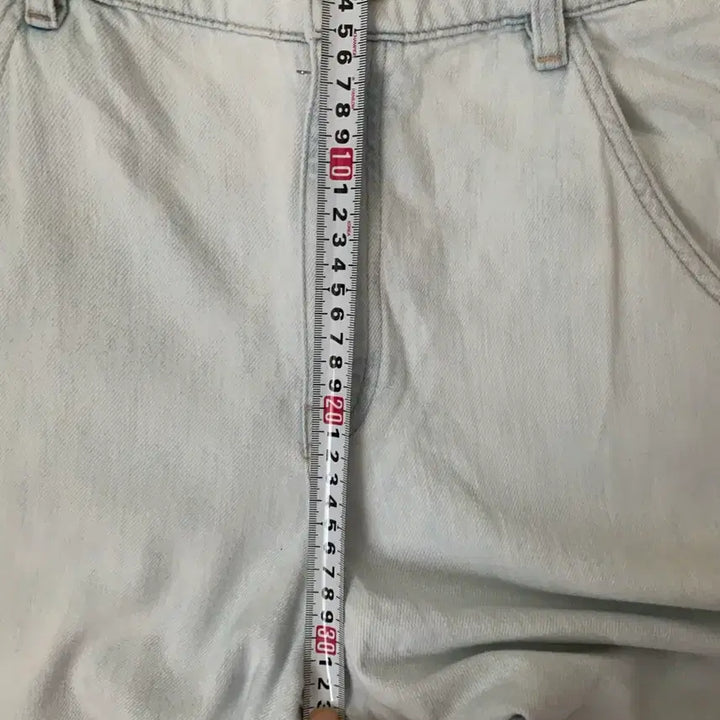 [BUNJANG] Massimo Dutti Wide Denim Pants / 마시모두띠 연청 와이드 데님 팬츠