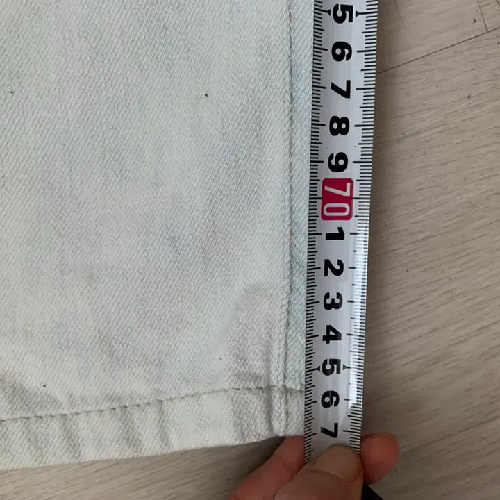[BUNJANG] Massimo Dutti Wide Denim Pants / 마시모두띠 연청 와이드 데님 팬츠