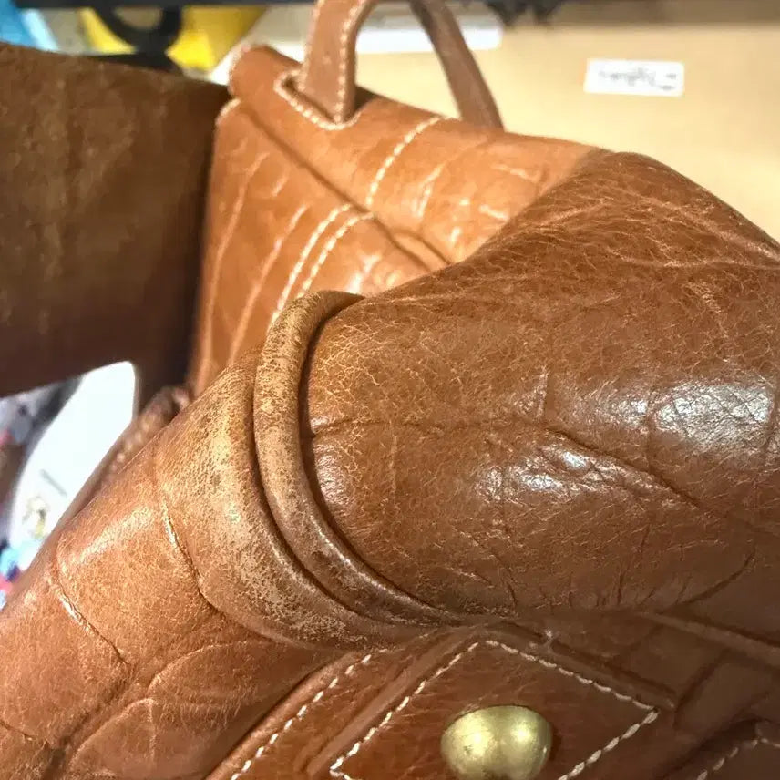 [BUNJANG] Mulberry Bayswater Crocodile Tote Bag / 멀버리 베이스워터 크로커다일